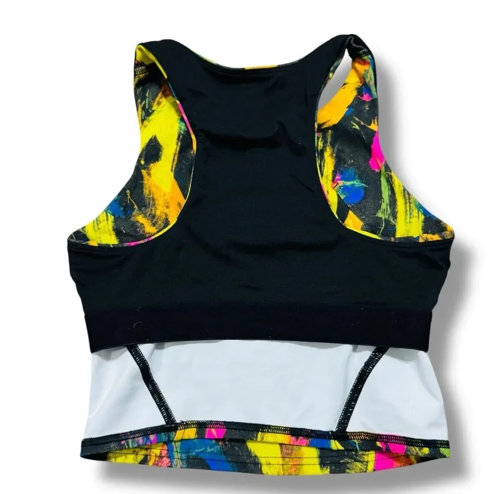 Lululemon Wunder Train Racerback Tank Top Undertone Black Multi Size 2 Women’s